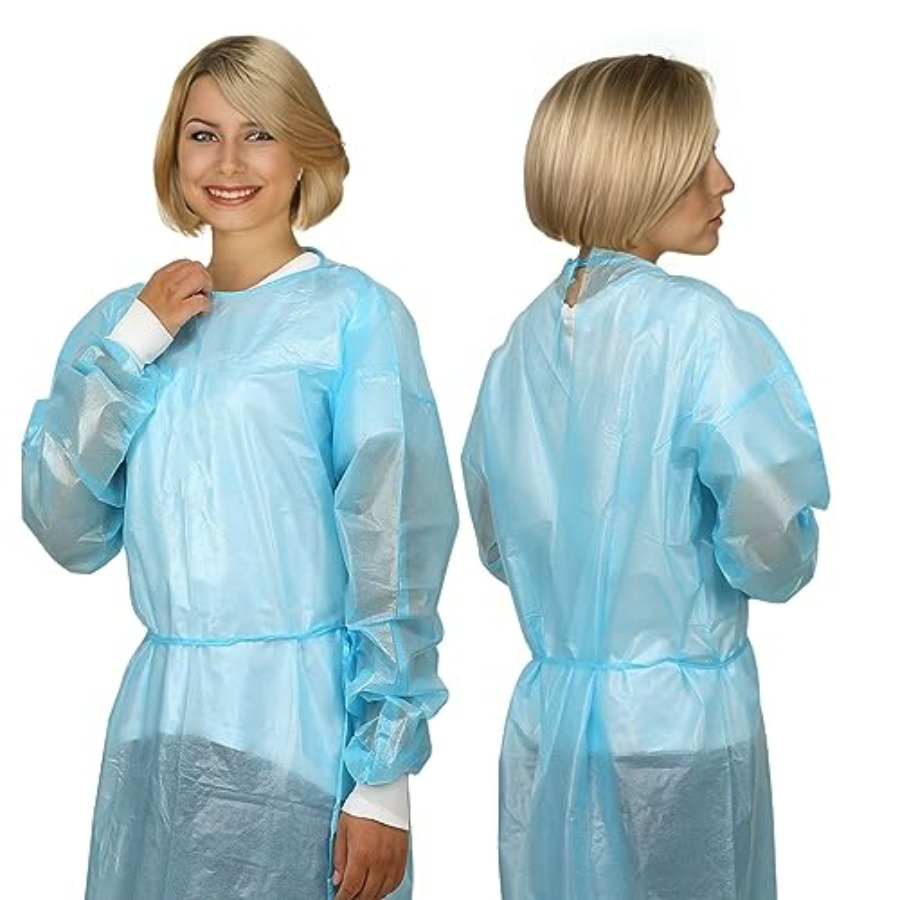 Medical Lab Gown - Pcs Disposable PPE Isolation Medical Gowns