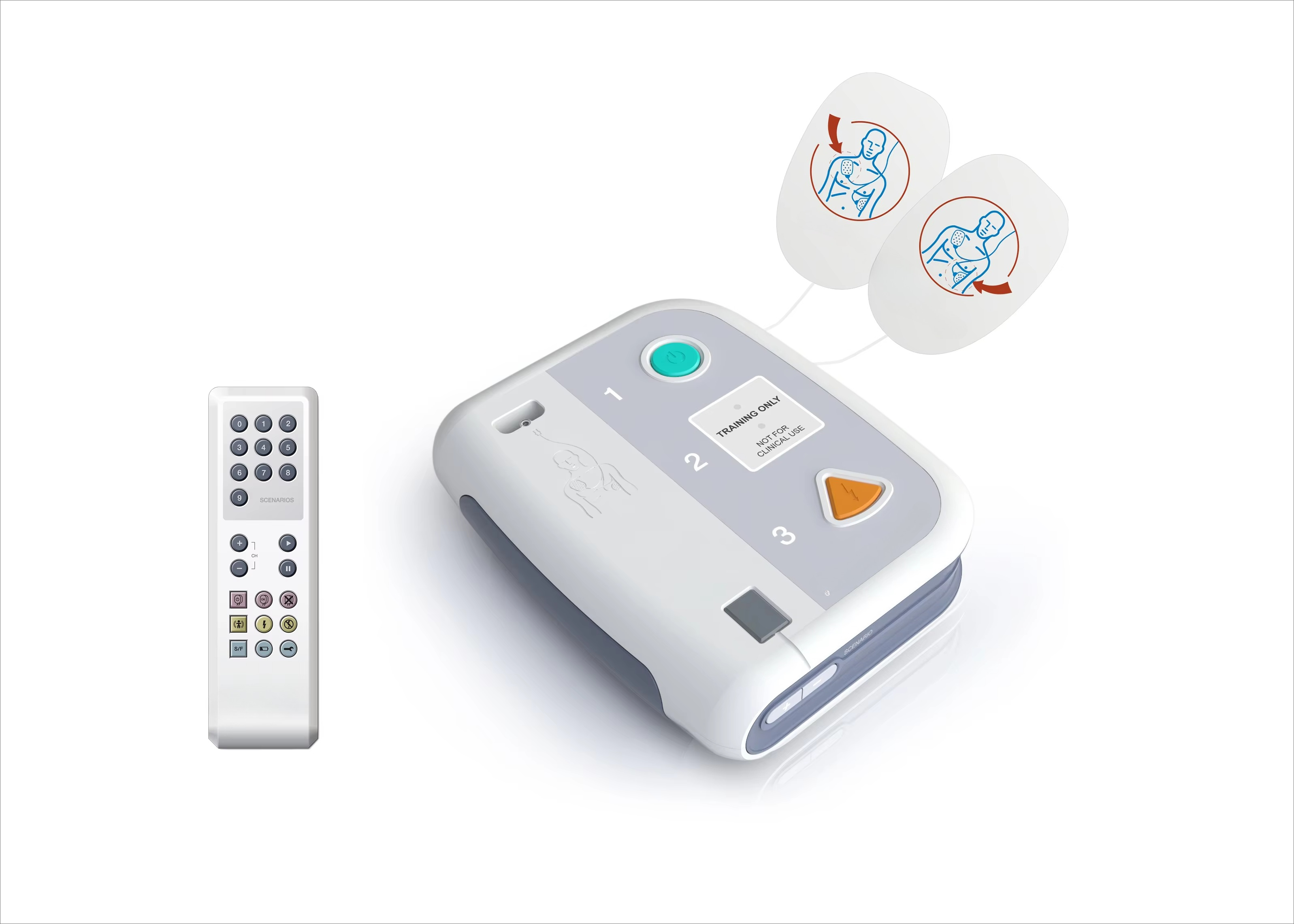 Simulated Defibrillator AED Tr - Defibrillator Aed Trainer reseña y precio