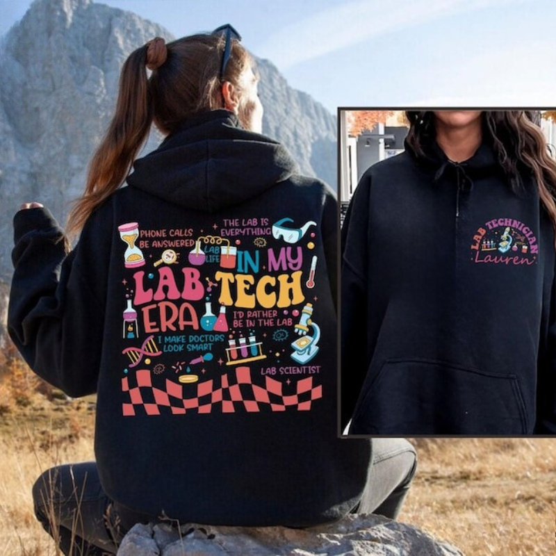 Personalized Lab Tech Sweatshi - Medical Laboratory Technician reseña y precio