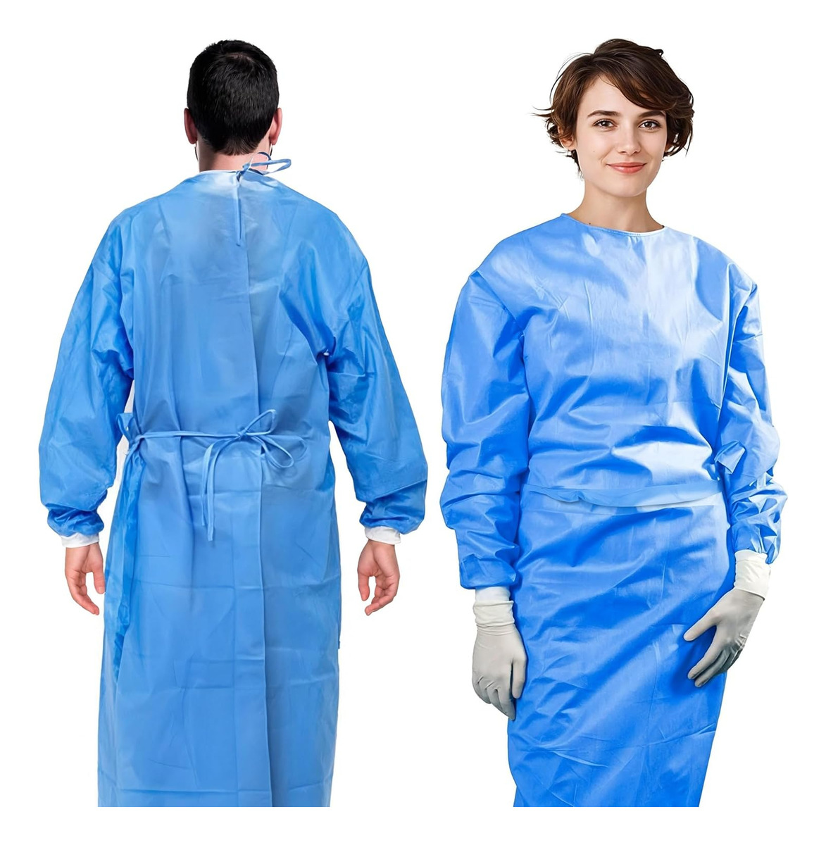3pcs 45gsm SMS Three-Layer Com - Medical Lab Gown reseña y precio