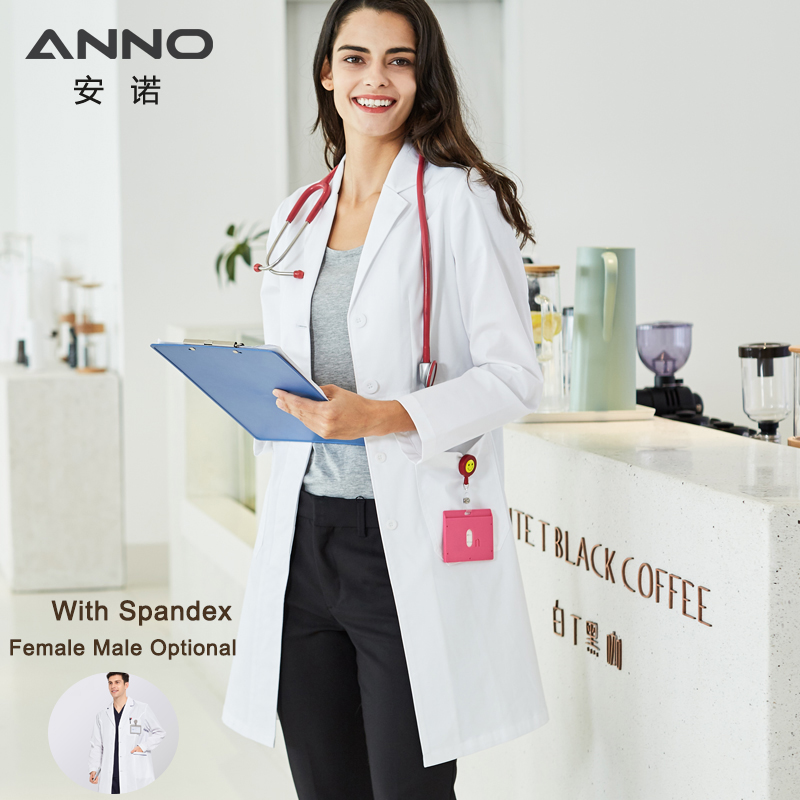 ANNO Long Sleeve Lab Uniforms  - Medical Lab Gown reseña y precio