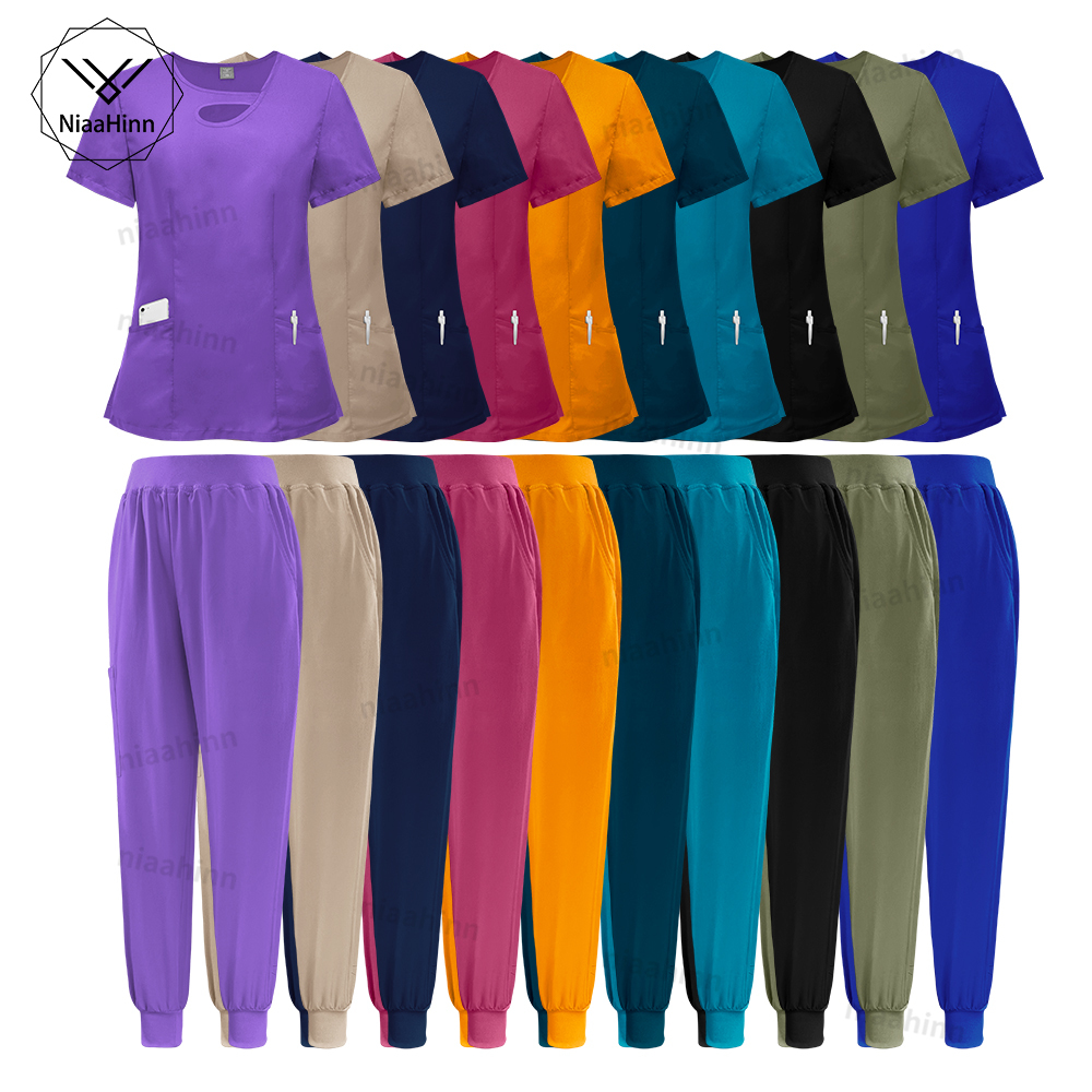 Multicolour Elastic Scrubs Sui - Medical Lab Gown reseña y precio