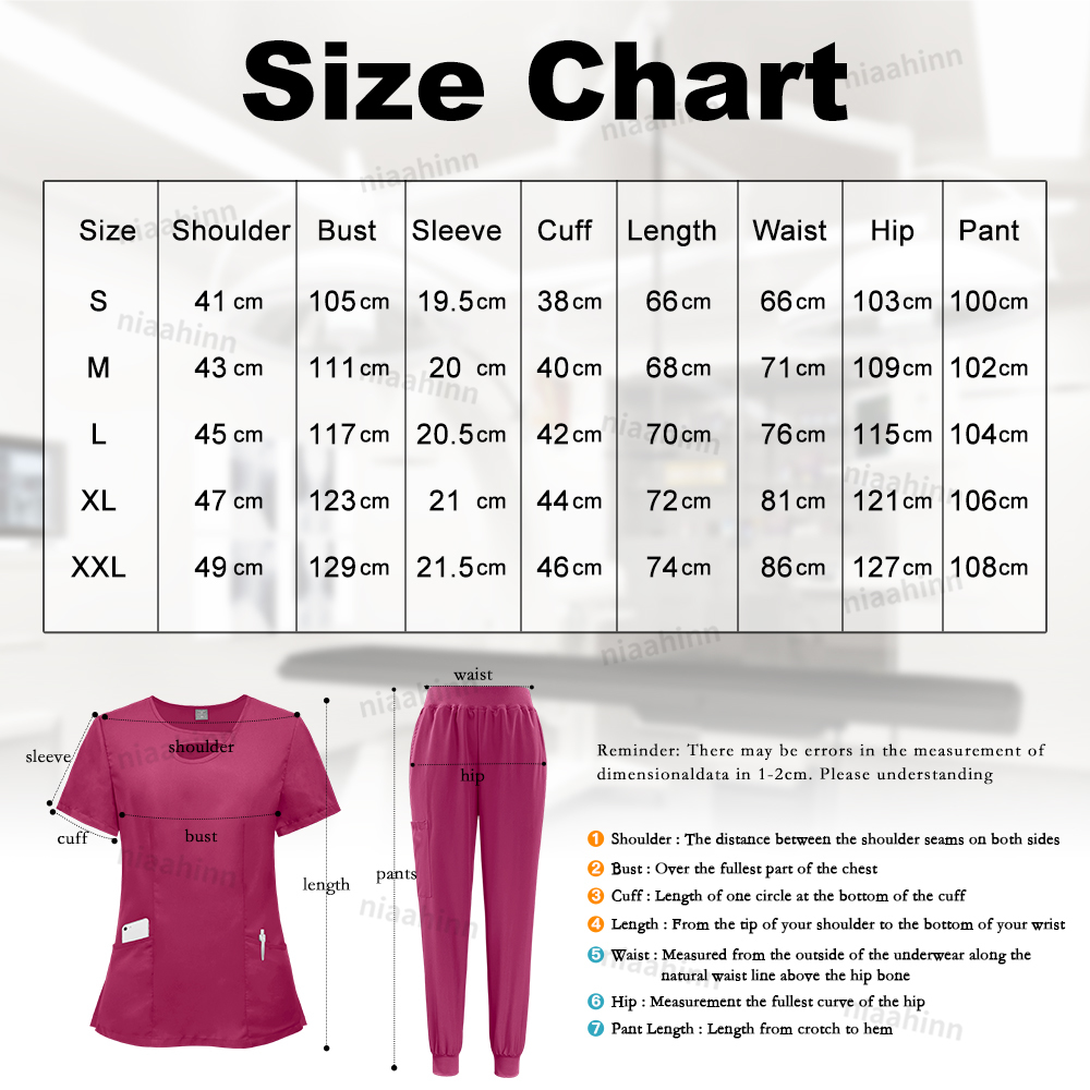 Multicolour Elastic Scrubs Sui - Medical Lab Gown reseña y precio
