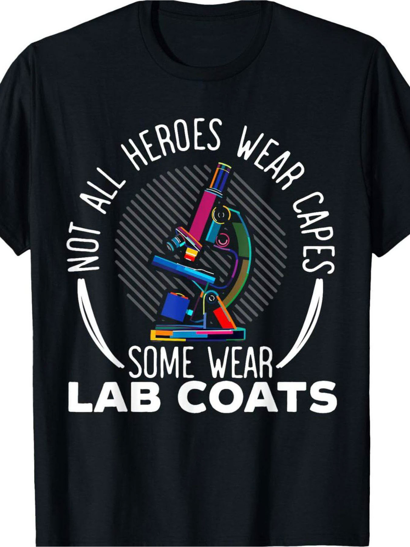 Men'S Black Crew Neck Short Sl - Medical Laboratory Technician reseña y precio