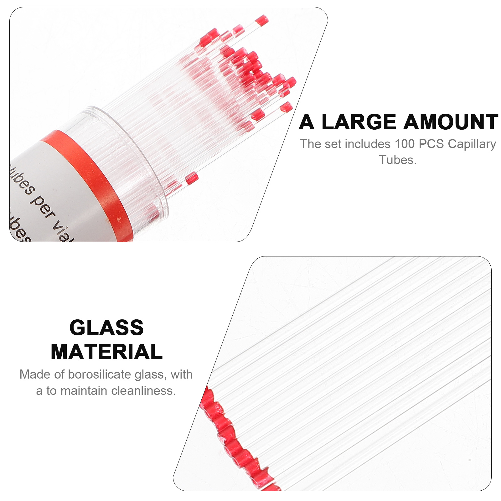 75mm Glass Capillary Tube Hema - Medical Lab And Science reseña y precio