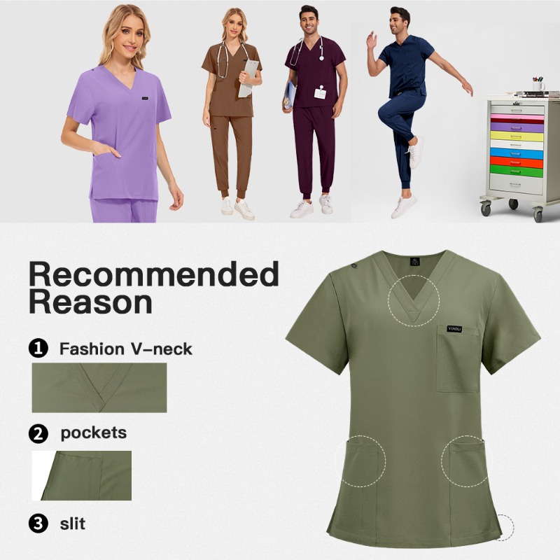 Unisex short sleeved surgical  - Medical Lab Gown reseña y precio