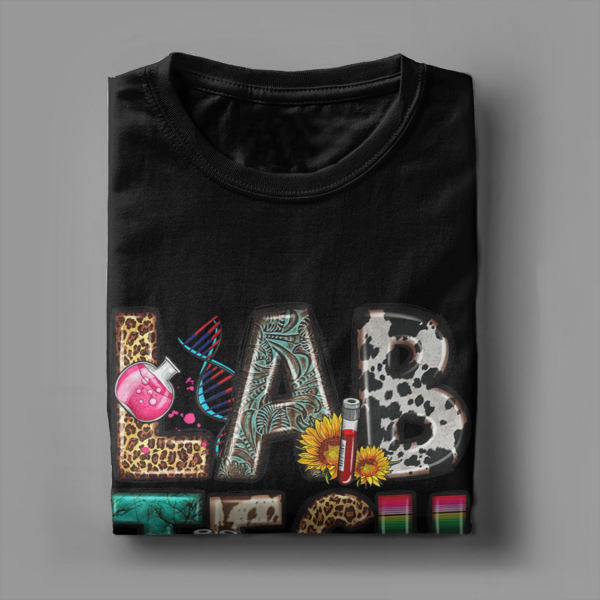 Retro Tech Leopard Floral Medi - Medical Lab And Science reseña y precio