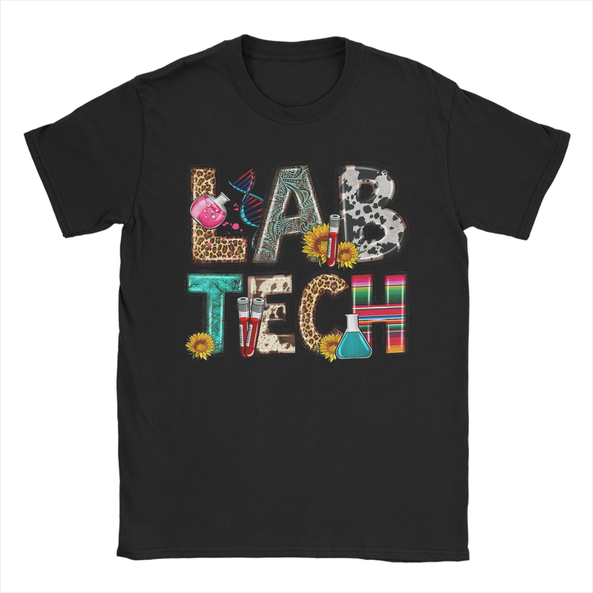 Retro Tech Leopard Floral Medi - Medical Lab And Science reseña y precio