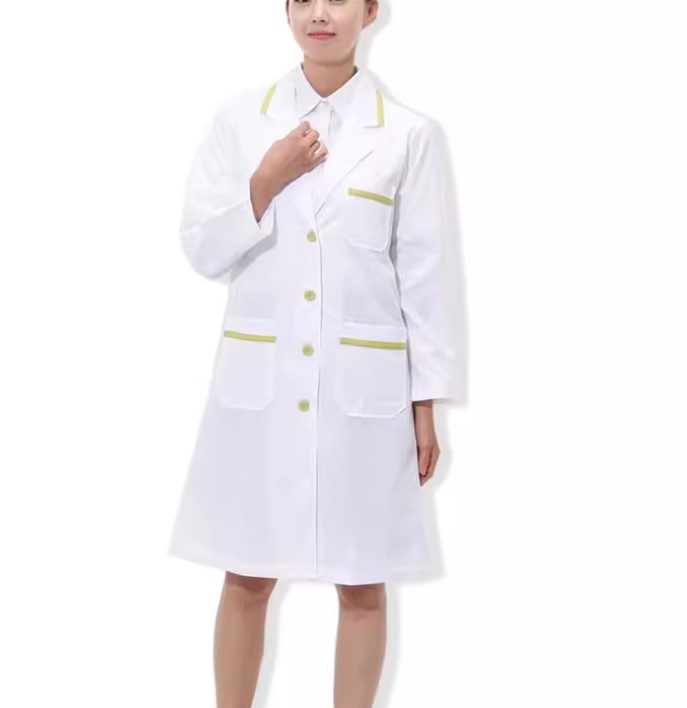 Doctor Uniform White Gown Man  - Medical Lab Gown reseña y precio