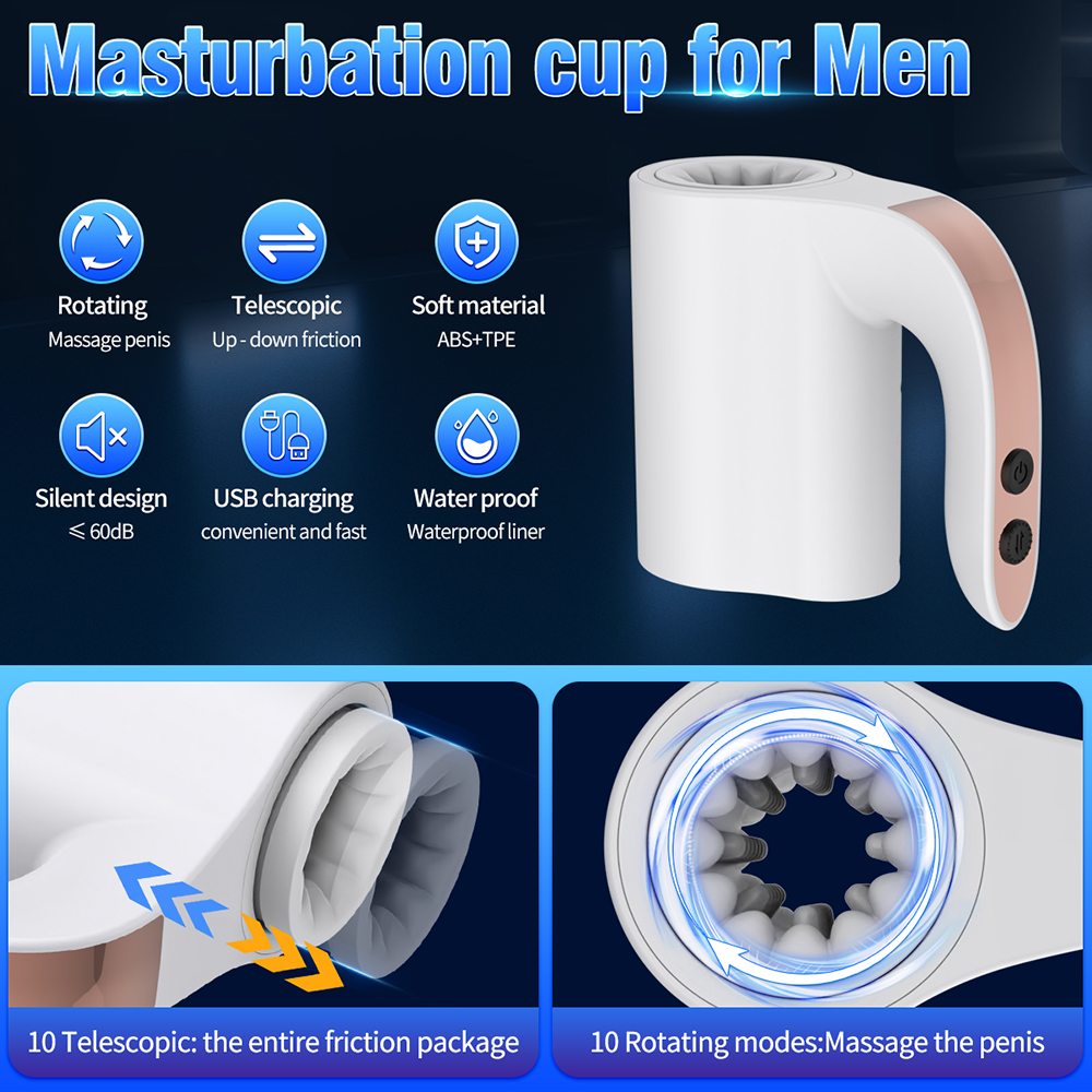 Male Masturbation Cup Automati - Suction Machine Medical reseña y precio