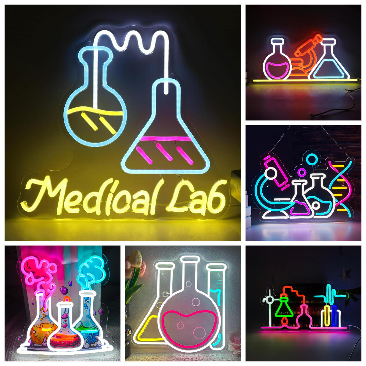 Medical Lab Neon Sign Dimmable - Medical Lab And Science reseña y precio