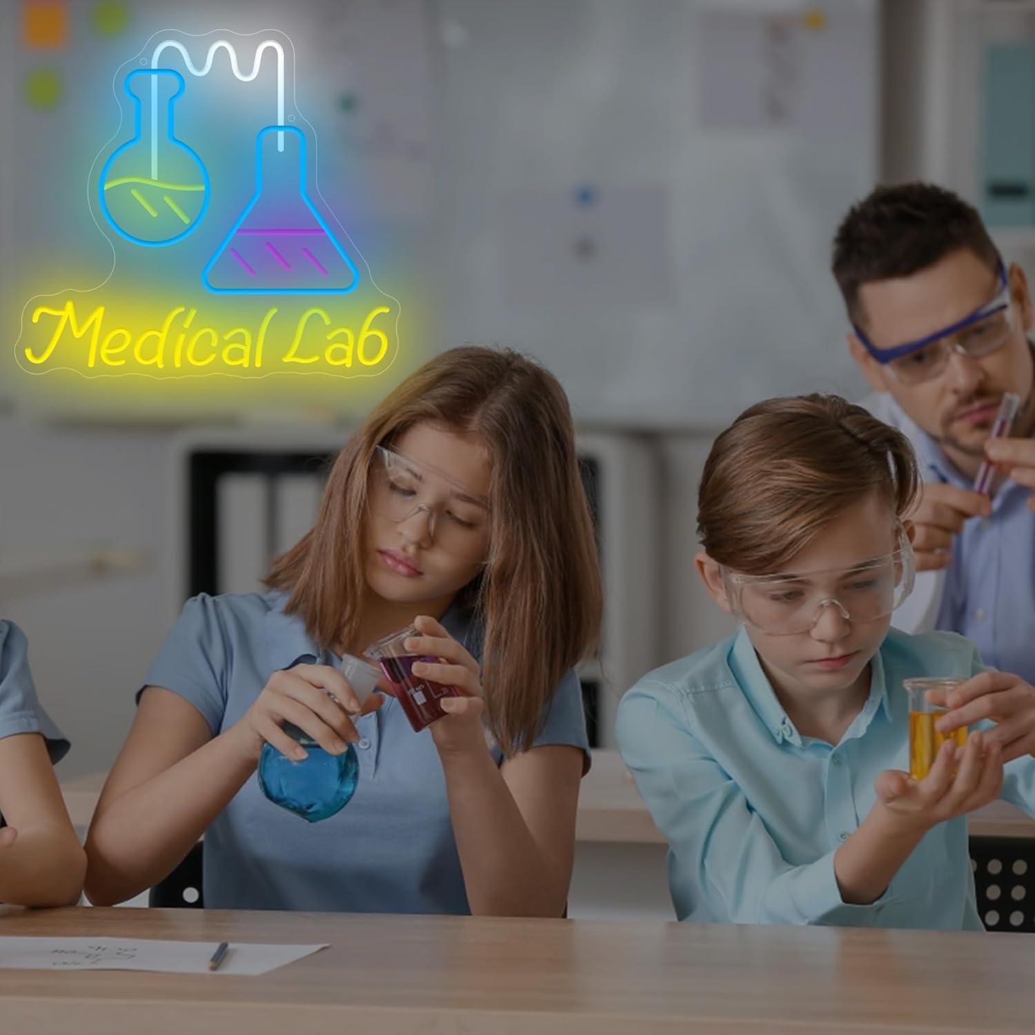 Medical Lab Neon Sign Dimmable - Medical Lab And Science reseña y precio
