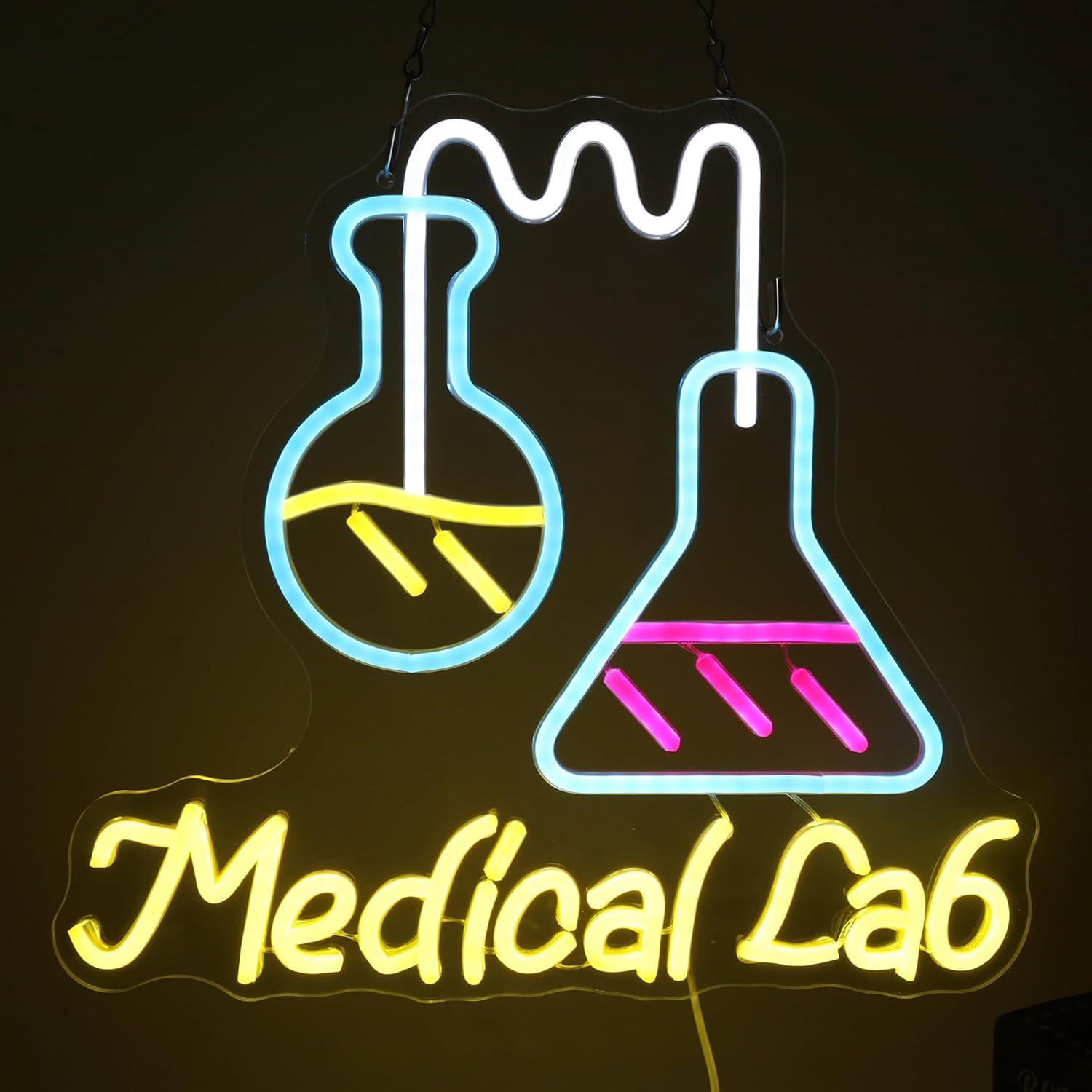 Medical Lab Neon Sign Dimmable - Medical Lab And Science reseña y precio