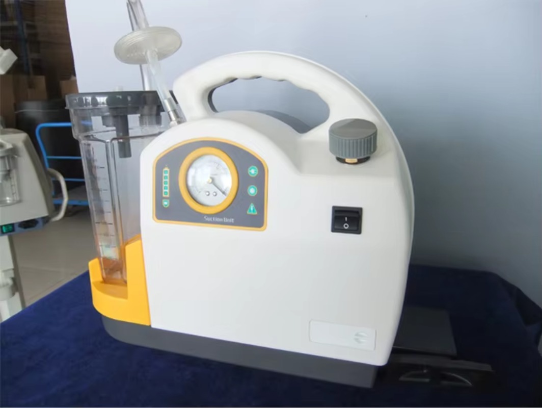 High flow Portable Suction Uni - Suction Machine Medical reseña y precio