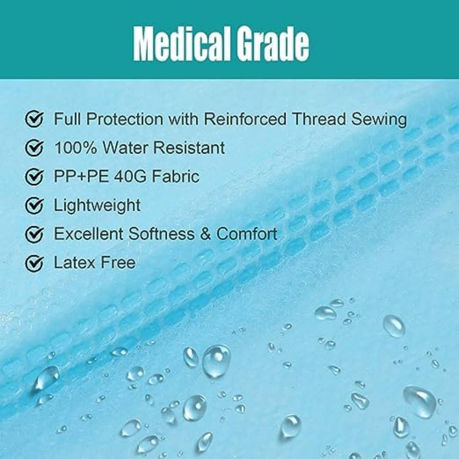 Pcs Disposable PPE Isolation M - Medical Lab Gown reseña y precio